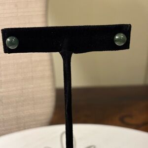14KT & Jade Stud Earrings